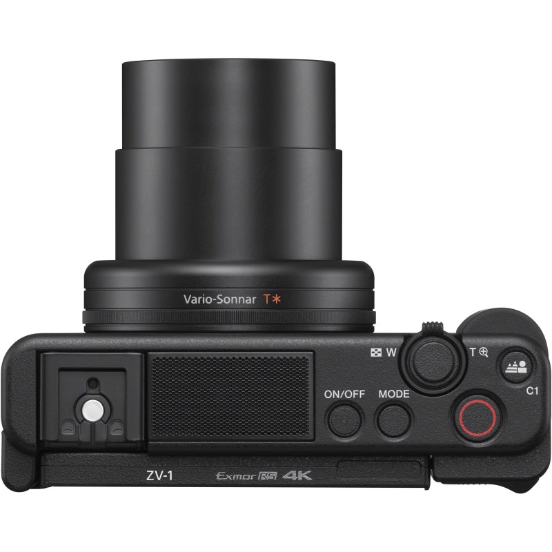 Sony ZV-1 Digital Vlog Camera with VCT-SGR1 Grip - White